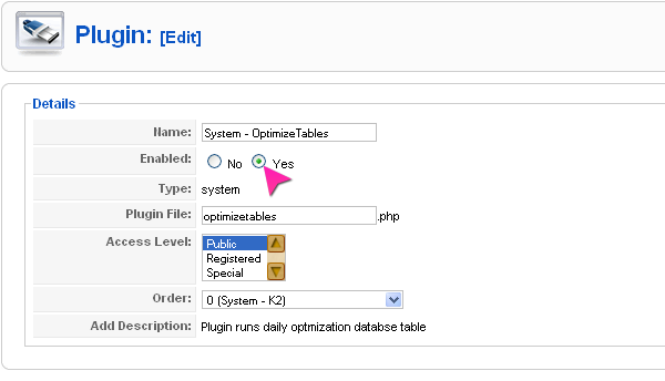 Optimize Tables