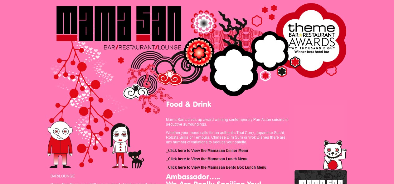 Mama San. Bar Restaurant Lounge